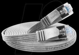 PKW-STP-SLIM-KAT6 0.5 Cat.6 SLIM patch cable, STP(PIMF), 0,5 m, grey