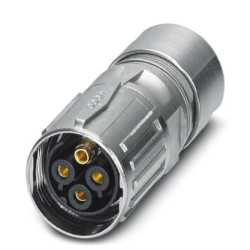 Złącze wielostykowe przemysłowe 4-pinowe M17 Montaż przedni Gniazdo Phoenix Contact