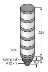 Kolumna sygnalizacyjna Turck TL50WBGYRQ 3082774 1 szt.