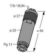 Turck 6914511 Złącze niekonfekcjonowane czujnika/aktuatora 1 szt.
