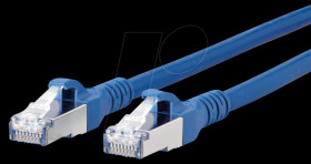130845A044-E Patch cord RJ45 Cat.6A AWG26 S/FTP LSHF 10.0 m blue