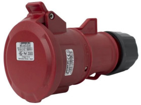 Gniazdo przenośne 32A 5P 400V czerwone IP44 TOP SpeedPRO 23303\P01