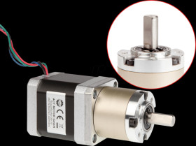 17HS5417AG26.8-XJTH Geared stepper motor, 1.7A, 1:26.8, 13.94 Nm