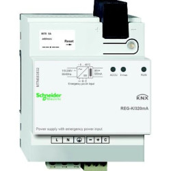 Zasilacz KNX REG-K/320mA do zasilacza awaryjnego REG i akumulatora, j-sz MTN683832