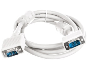 Kabel połączeniowy beżowy SVGA Typ DSUB15/DSUB15, M/M 1,8m AK-310103-018-E