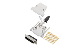 Osłona 25-pinowe D Sub Hoods do Dla kabla Encitech Connectors