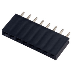 TruConnect 8 Way Single Row PCB Socket 2.54mm Pitch