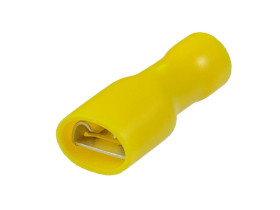 Konektor izolowany 6.3mm/0.8mm żeński nasuwka (100szt.)