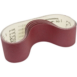 Holzmann Machine SB46SET Sandpaper Belt Set 10 Pieces Grit 60/80/100/120