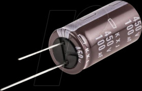 EKXJ451ELL101MMP1S Elko radial, 100 µF, 450 V, 105°, 18 x 36 mm, RM 7.5 mm