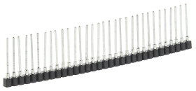 Taśma z gniazdami 32 -pinowe raster: 2.54mm Kątowe Przewlekany