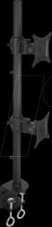 ICA-LCD-350-D Monitor Stand 2x LCD 13 - 27" clamp, vert.