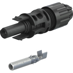 MC4-Evo stor jack, 10 mm², cable Ø 6.4 to 8.5 mm, 1.5 kV, 62 A, 32.0268P0001