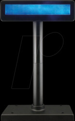 LCD750-S Customer display, RS232, LCD, dark grey