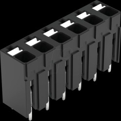 2086-3106 THR PCB terminal block, push-button, 1.5 mm², 6-pin