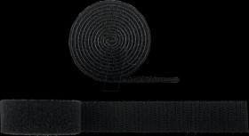 70360 Cable management set with hook-and-loop fastener roll