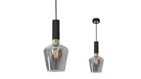 Lampa Wisząca Z Białym Szklanym Kloszem Parva Na E14 Do Salonu K-5100 Kaja...