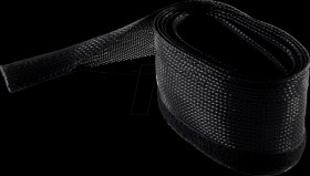 BS35090-5 Cable duct, flexible, black, 32 mm, 5.0 m