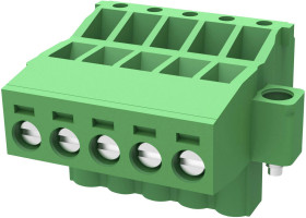 Degson Obudowa złącza pin męskiego na kabel Ilość pinów 5 Wymiary siatki: 5.08 mm 2EDGKHM-5.08-05P-14-00A(H) 1 szt.