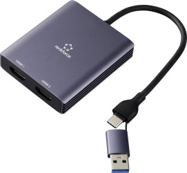 adapter USB-C, HDMI Renkforce RF-6418198 RF-6418198, 15 cm