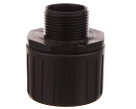 Dławnica do węża osłonowego M25 IP66 SILVYN FPAG-M25x1,5 czarna 55506355 /10 szt./