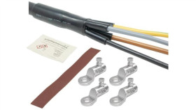 Mufa Kablowa Termokurczliwa Z Końcówkami Kablowymi Ze Śrubą Zrywalną Msls240...