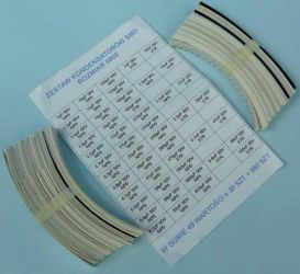 ZESTAW KONDENSATORÓW 0805 980szt SMD