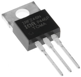 MOSFET N-kanałowy 53 A TO-220AB 55 V Pojedynczy 107 W 17 miliomów