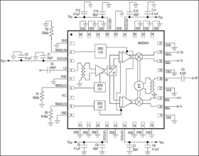 High-Dynamic-Range, Direct Up-/Downconversion 650MHz to 1200MHz Quadrature Mod/Demod