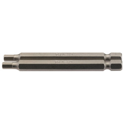 Draper 64321 4mm 1/4&quot; Hex Hexagonal Insert Bit 75mm Long x 2
