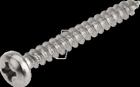 190093 Chipboard screws, half-round head, 3.5x40 mm, PZ2, pack of 200