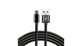 Kabel Zasilający Everactive Cbb-1Cb (Usb - Usb Typu C 1M Kolor Czarny)