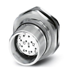 Złącze wielostykowe przemysłowe 16-pinowe M23 Montaż tylny Gniazdo Phoenix Contact