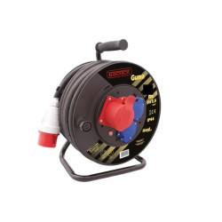 Przedłużacz bębnowy STRONG 20m H05RR-F 5x1,5 IP44 2xGS + 1x16A/5P SPZ1-12-1,5-20G