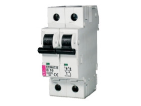 Wyłącznik nadprądowy C 4A 2P 10kA ETIMAT10 002133710 ETI
