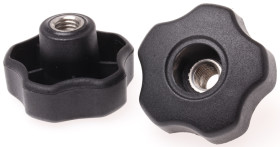 Pokrętło mocujące M10 długość gwintu: 15mm średnica pokrętła 50mm średnica gwintu: 10mm Z wieloma pokrętłami Otwór