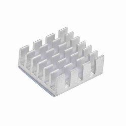 14x14x6mm Extruded Aluminum Heat Sink - Silver - Cooling Radiator