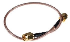 Kabel koncentryczny, Czarny, RS PRO Z zakończeniem