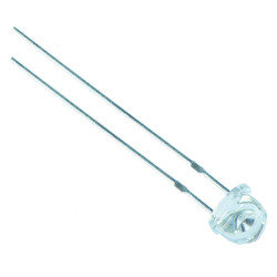 Yellow 5mm Water Clear LED 200mcd 30°