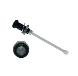 Światłowód do LED, sztywny, Pionowy, dł. 47.8mm, Bivar