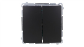 Simon Basic Łącznik Świecznikowy (Moduł) 16Ax, 250V, Zaciski Śrubowe Czarny...