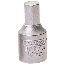 Draper 38328 10mm Hexagon - 3/8&quot; Square Drive Drain Plug Key