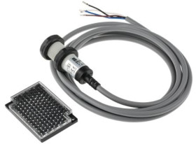 Czujniki fotoelektryczne Odbicie retro PNP NO/NC cylindryczny zakres 3 m IP67