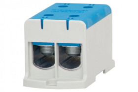 Złączka szynowa ZU 1-torowa (2x240/2x240mm2) Al/Cu - niebieska