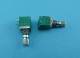 9x11 100k A+W LOG.L=15mm POTEN.OBR.POJ.