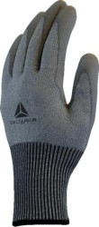 Rękawice dzianinowe powlekane - włókno szklane, HDPE, ścieg : 13, kolor Szary, rozmiar: 7, VECUTF08GRG307 /3 pary/