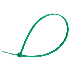 UniStrand CT8-Green 300mm Nylon Cable Ties Coloured Standard(4.8mm) Pack of 100