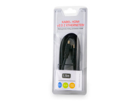 Kabel HDMI v2.0 4Kx2K 30AWG 1.5m