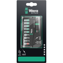 Wera 05073418001 8757-9/BTZ Premium Plus Bit-Check Mixed Bits, 9-Piece Set