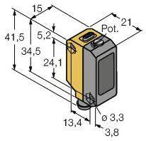 Czujnik dyfuzyjny Turck QS18-VP6-AF100Q1 3070564 1 szt.